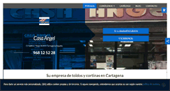 Desktop Screenshot of cortinastoldoscartagena.com
